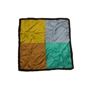 Vintage Silk Scarf Handkerchief Neck Fashion